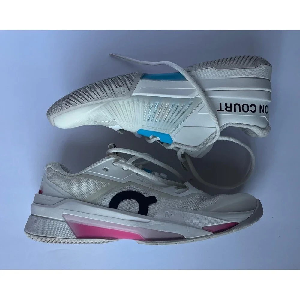 On Cloud Roger Pro Fire Tennis Shoes White US 9 EU 41 Women's Sneakers